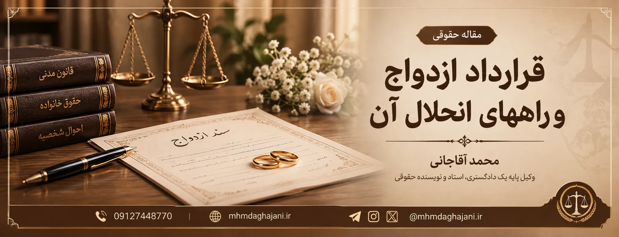 محمد آقاجانی - قرارداد ازدواج