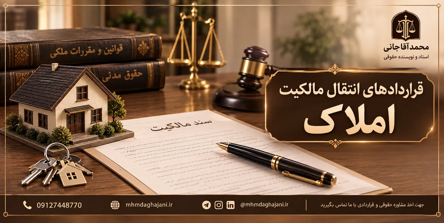 محمد آقاجانی - قراردادهای انتقال مالکیت املاک