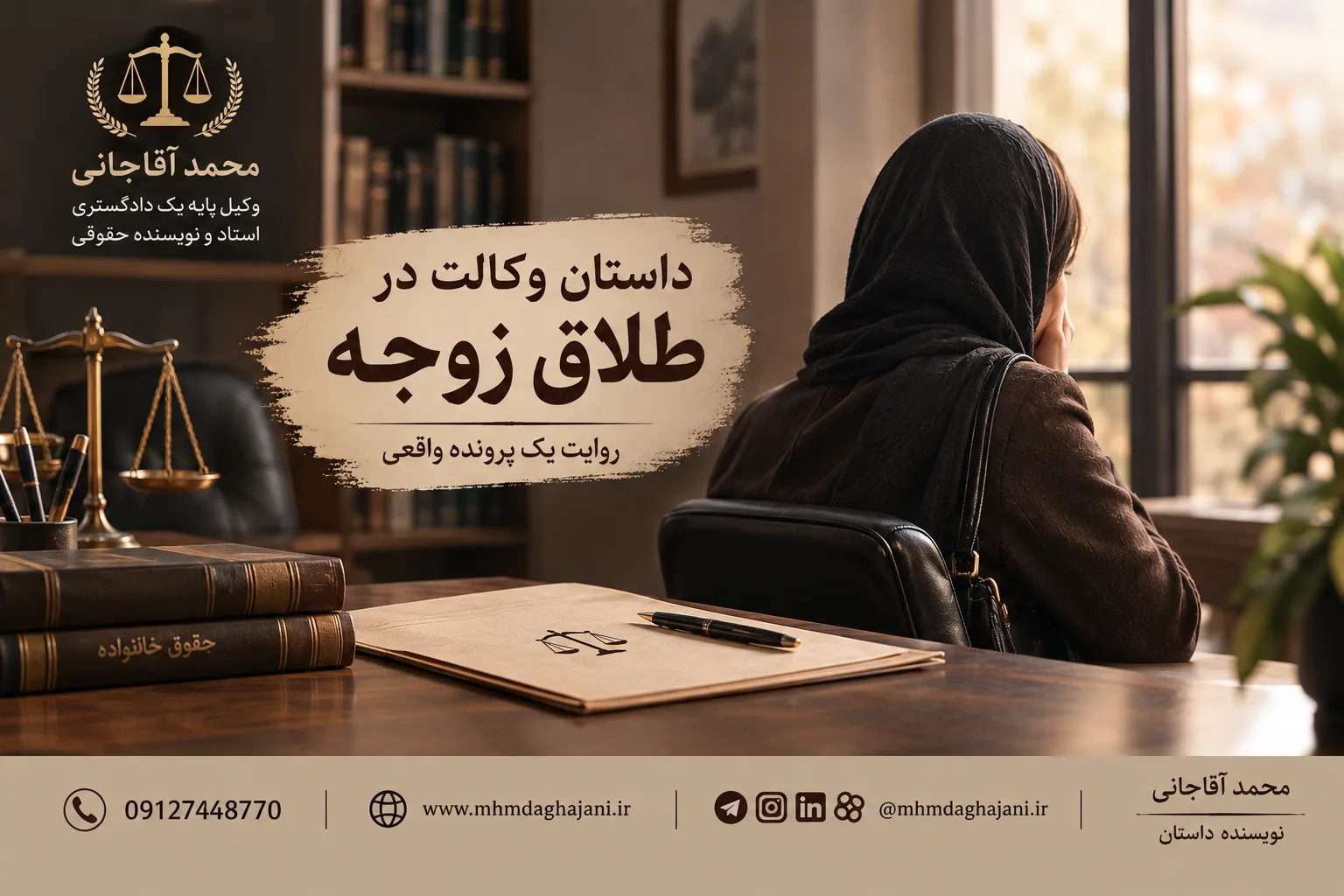 محمد آقاجانی- وکالت در طلاق زوجه